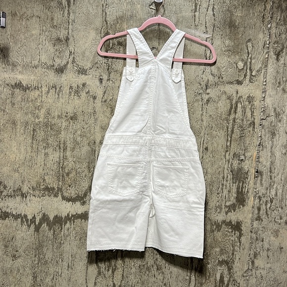 GAP kids white denim shortalls XXL - Picture 2 of 7